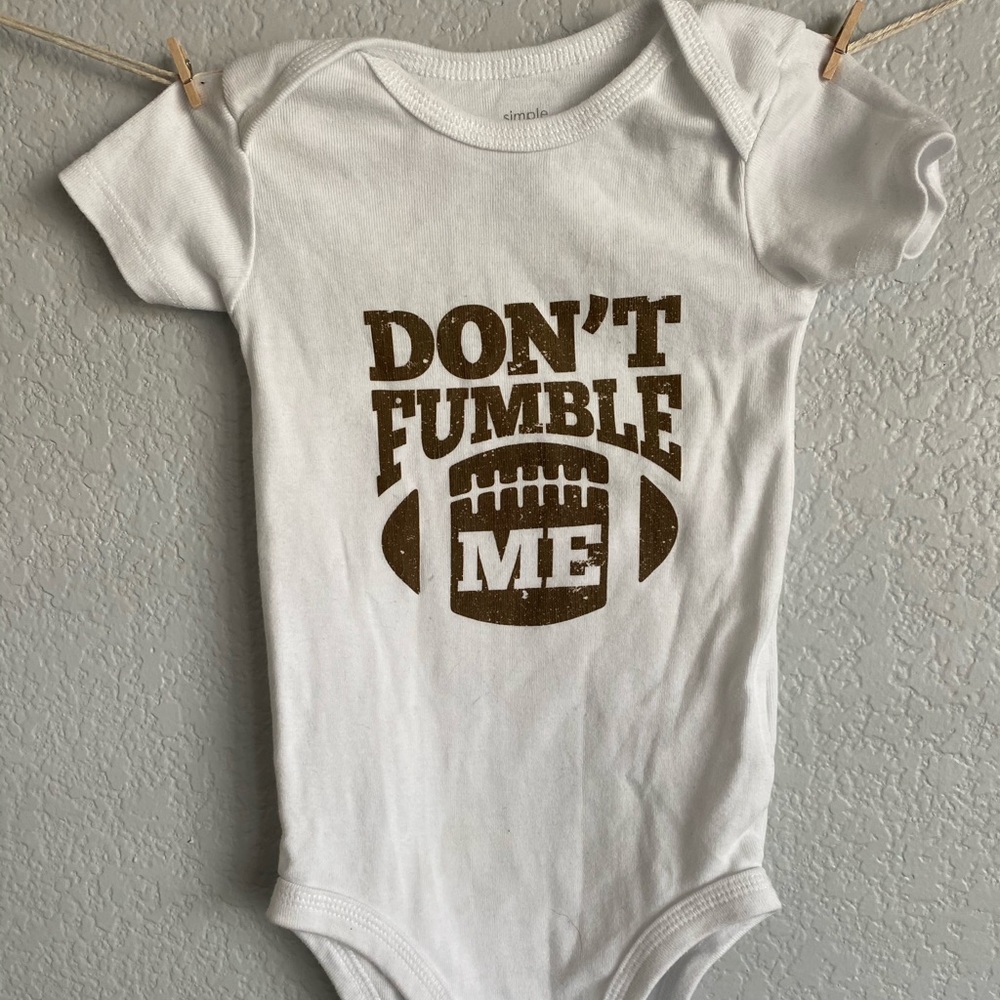 Short sleeve onesie sized 6-9 months